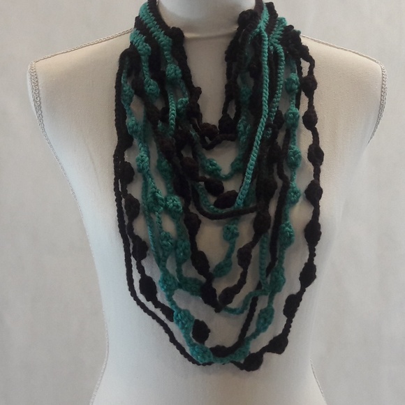 Maxi Collar, Necklace, layers, Handcrafted - Picture 2 of 3